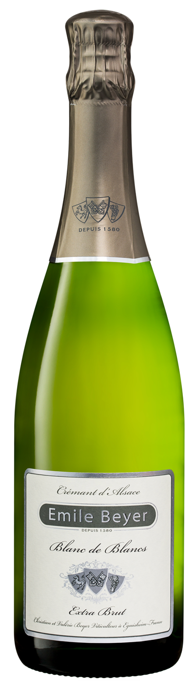 Domaine Emile Beyer - Crémant d'Alsace AOC <br /> Crémant Blanc de Blancs extra brut -  - Wit  75 cl  