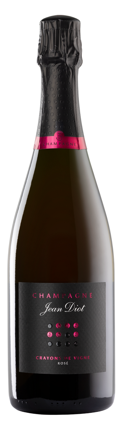 Champagne Jean Diot - Champagne AOC - Crayons de vigne - Rosé -  - Rosé