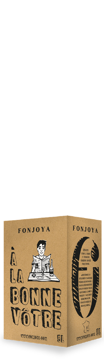 Fonjoya - IGP Vin de pays de l'Hérault - A la bonne vôtre - Rosé - 5L - 2022 - Rosé