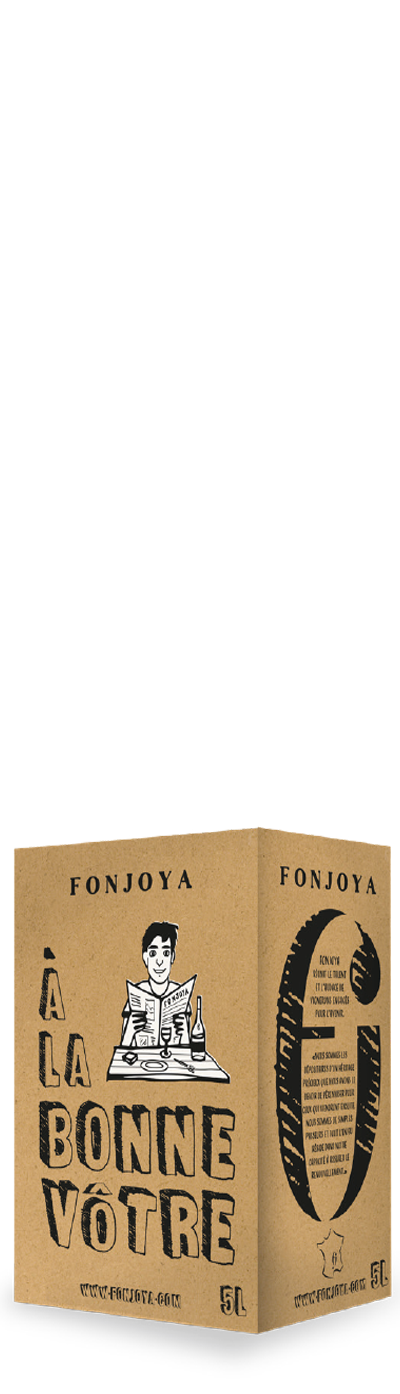 Fonjoya - IGP Vin de pays de l'Hérault <br /> A la bonne vôtre - Rosé - 5L - 2022 - Rosé  500 cl  