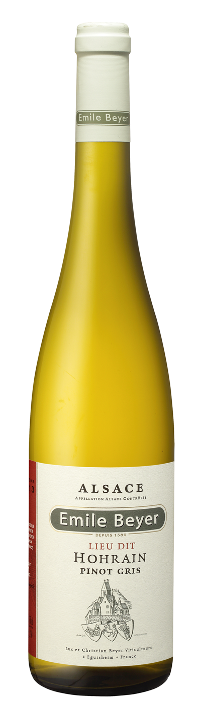 Domaine Emile Beyer - Alsace AOC <br /> Pinot Gris Lieu dit Hohrain - 2016 - Wit  75 cl  