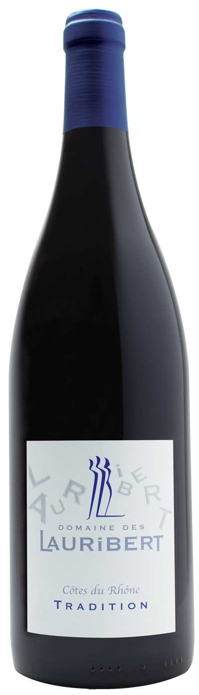 Domaine des Lauribert - Côtes du Rhône AOC <br /> Tradition - 2022 - Rood  75 cl  